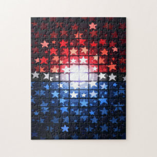 Patriotisches Verstecktes-Bild-Mosaik-Aktivitätssp