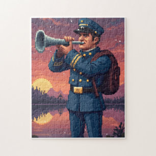Patriotisches verstecktes Bild-Mosaik-Aktivitätssp