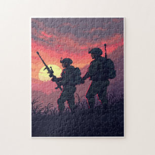 Patriotisches verstecktes Bild-Mosaik-Aktivitätssp