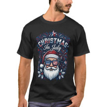 Patriotisches Weihnachten im Juli Santa-Sonnenbril