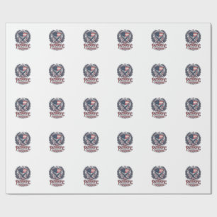 Patriotisches Weihnachten Vektorgrafik T-Shirt Geschenkpapier