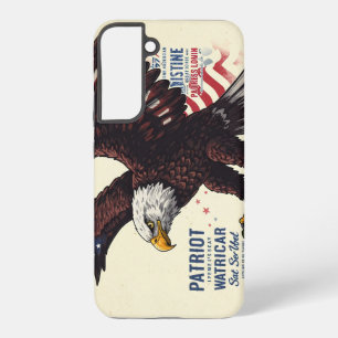 Patriotisches Weißkopfseeadler Samsung Galaxy S22 Hülle