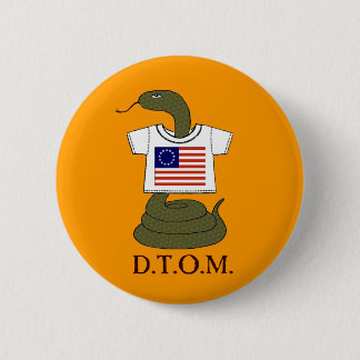 Patriotisches YE "treten nicht auf mir" Button