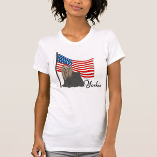 Patriotisches Yorkie T-Shirt