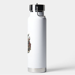 Patriotisches Zurück zur Schule Vektorgrafik T-Shi Trinkflasche