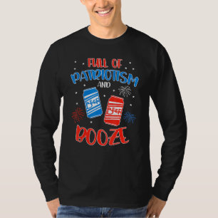 Patriotismus Booze Bier Party USA 4. Juli T-Shirt
