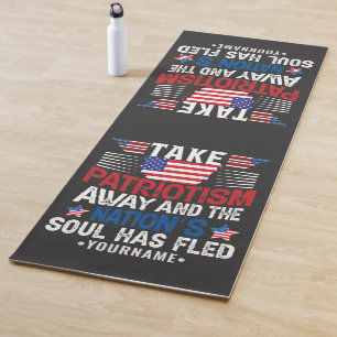 Patriotismus ist das Soul der Nation Yogamatte
