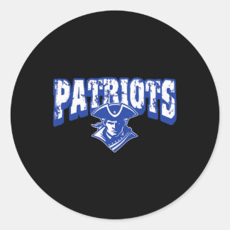 Patriots Ck Zur Schulspirit B Runder Aufkleber