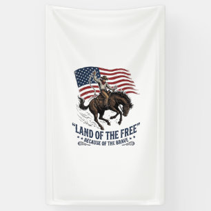 Patriots Cowboy Land Der Freien Westen Hemd De Banner