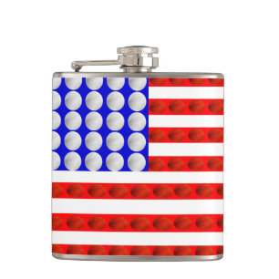Patriots Vinyl Wrapped Flask Flachmann