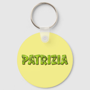 Patrizia Name Kiwi Design Schlüsselanhänger