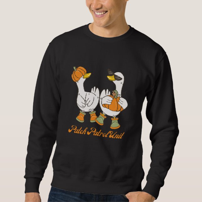 Patrol Unit Pumpkin Duck Sweatshirt (Vorderseite)