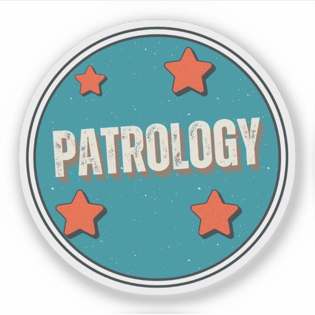 Patrologie Aufkleber (Vorderseite)