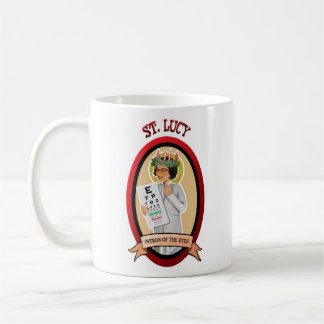 Patron de St Lucy de la tasse de saint d'icône de