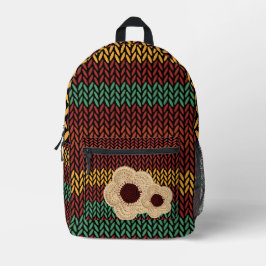 Patrón tejido crochet  bedruckter rucksack