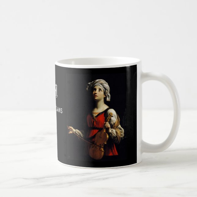 Patronesse de Cecilia de saint de tasse de café de (Droite)