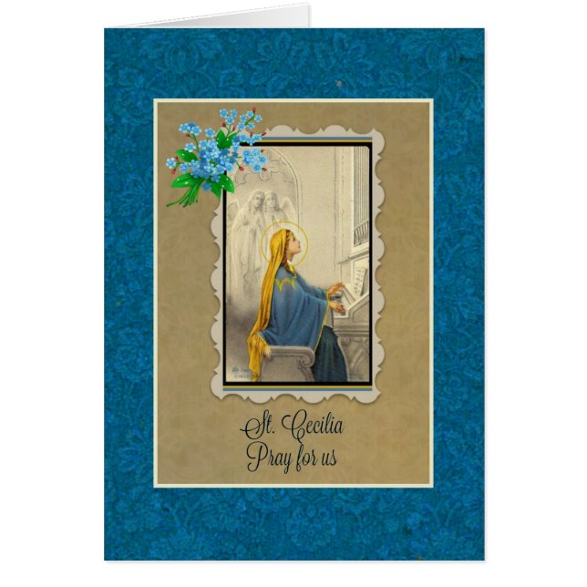 Patronesse de St Cecilia des musiciens (Devant)