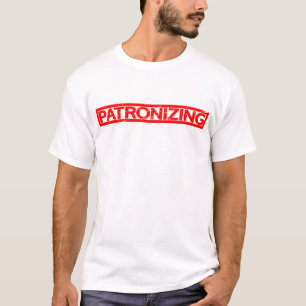 Patronisierende Briefmarke T-Shirt