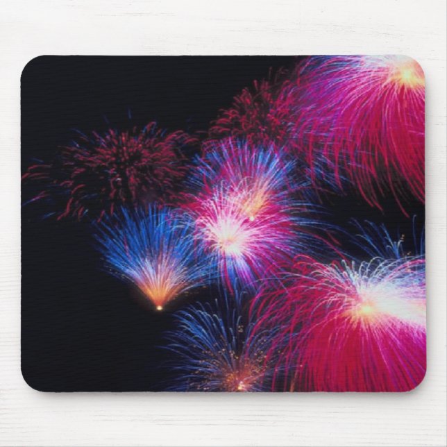 Patrotic Feuerkugeln fliegen, Feuerwerke, mousepad (Vorne)