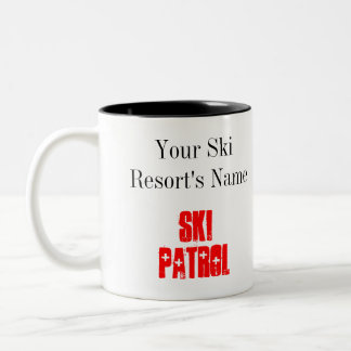 Patrouille - Ihr Erholungsort Zweifarbige Tasse