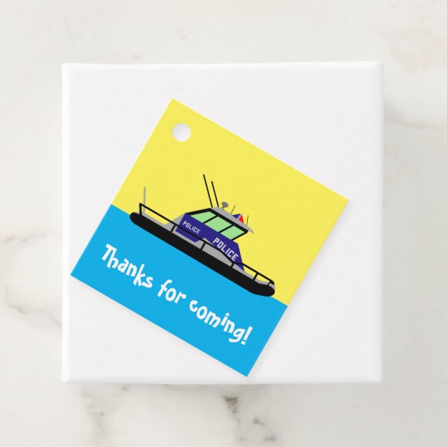 Patrouillenboot Geschenkanhänger (Beispiel)