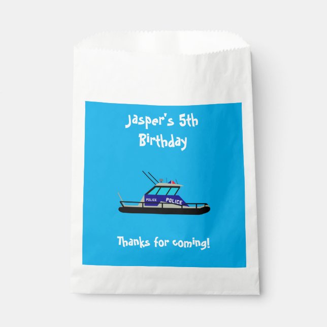 Patrouillenboot Geschenktütchen (Vorderseite)