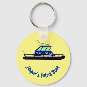 Patrouillenboot Schlüsselanhänger