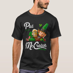 Pats Mccrotch Irish Pub Leprechaun St. Patricks Da T-Shirt