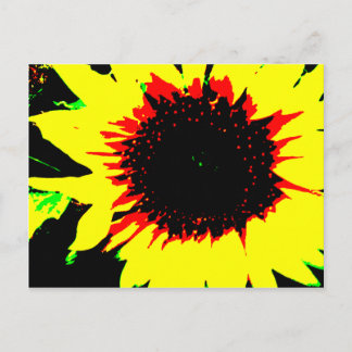 Patsy and Mandy Sunflower Postcard Postkarte