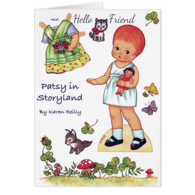 Patsy in Storyland Paper Doll hat die Kleidungskar (Vorne)