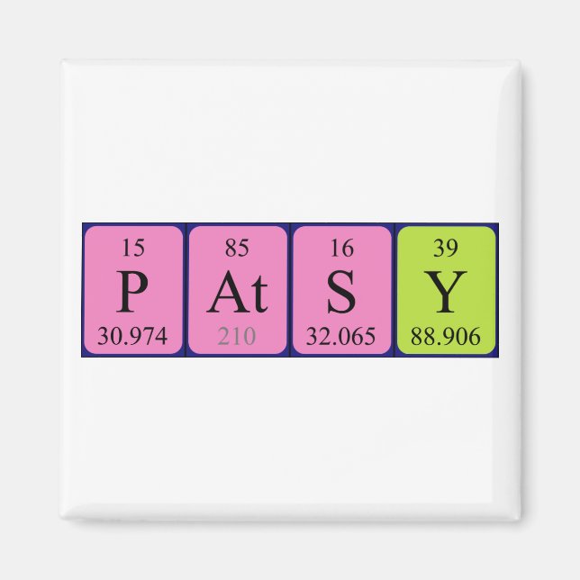 Patsy Periodenmagnet Magnet (Vorne)