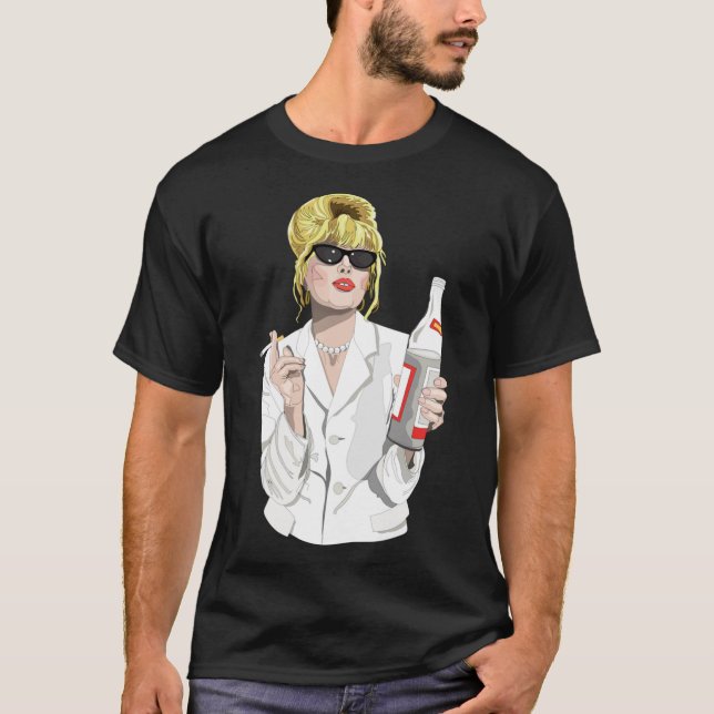 Patsy Stone AbFab Cheers Chérie T-Shirt Classique (Devant)