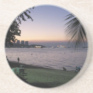 Pattaya Beach Sunset ... Chonburi, Thailand Getränkeuntersetzer
