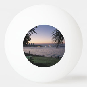 Pattaya Beach Sunset ... Chonburi, Thailand Tischtennisball
