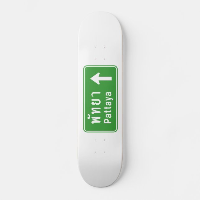 Pattaya voran ⚠ thailändisches skateboard (Vorderseite)
