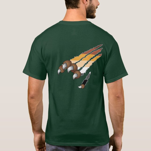 Patte et T-shirt de fierté (ours) (Dos)