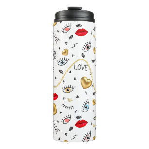 PATTER, AUGEN, LIPPEN UND GOLD THERMOSBECHER