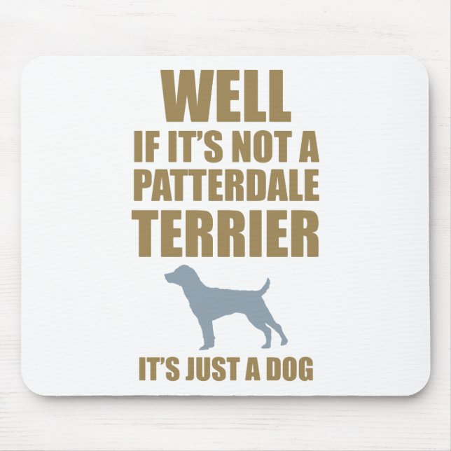 Patterdale Terrier Mousepad (Vorne)