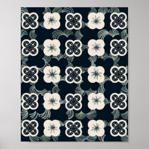pattern_5_Blume_1 mattes Poster
