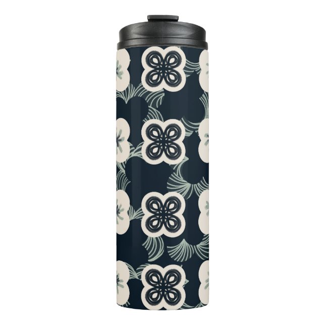 pattern_5_Blume_1 Thermosbecher (Vorderseite)