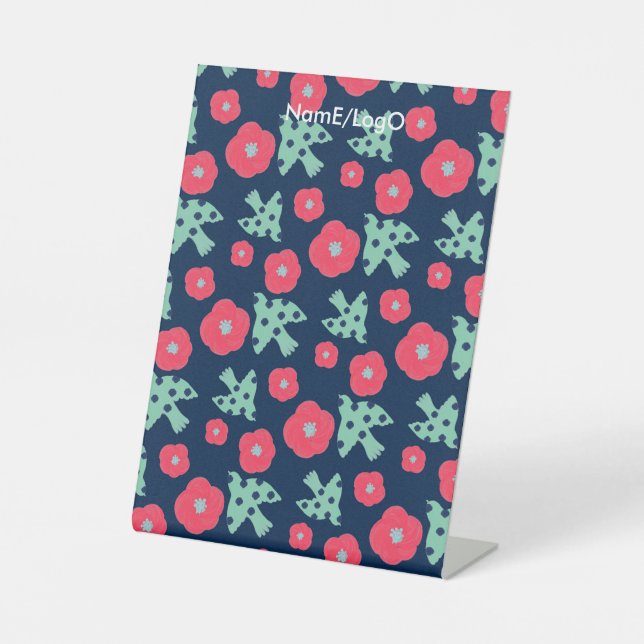 pattern_7_camellia und bird_1 sockelschild (Vorderseite)