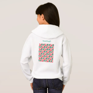 pattern_8_camellia und bird_2 hoodie