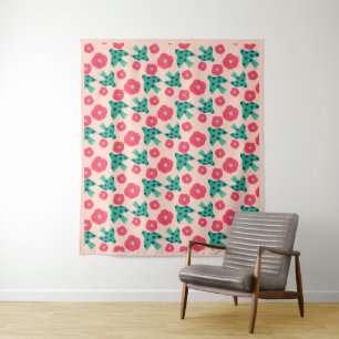 pattern_8_camellia und bird_2 L_size tapestes Must Wandteppich
