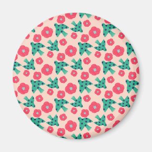 pattern_8_camellia und bird_2 magnet