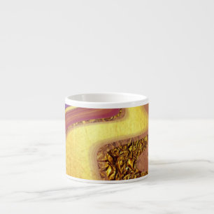 Pattern Abstract Marbled Espressotasse