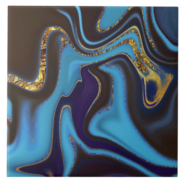 Pattern Abstract Marbled Fliese (Vorderseite)