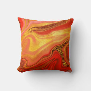 Pattern Abstract Marbled Kissen
