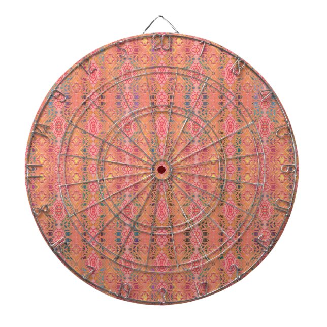 pattern abstract pink dartscheibe (vorne)