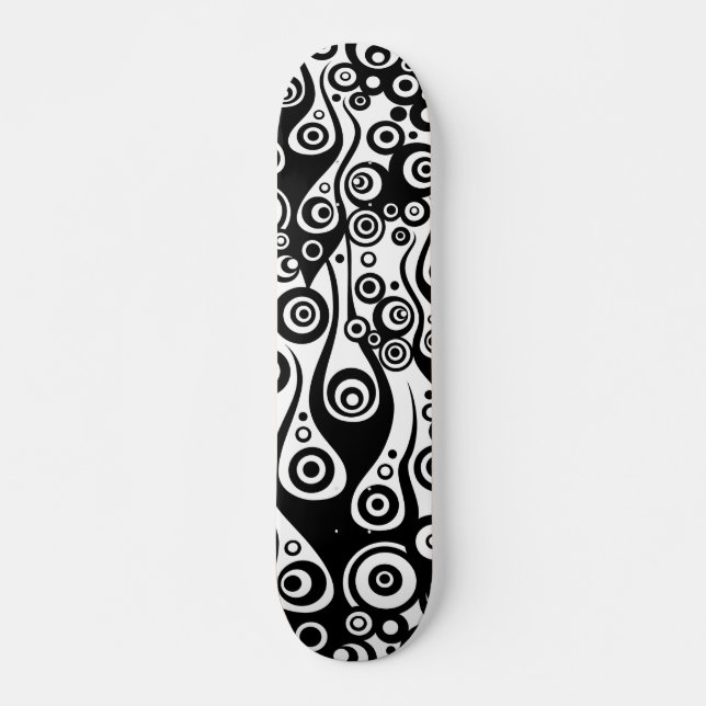 Pattern ARTs - Tattoo Circle Flammen Skateboard (Vorne)