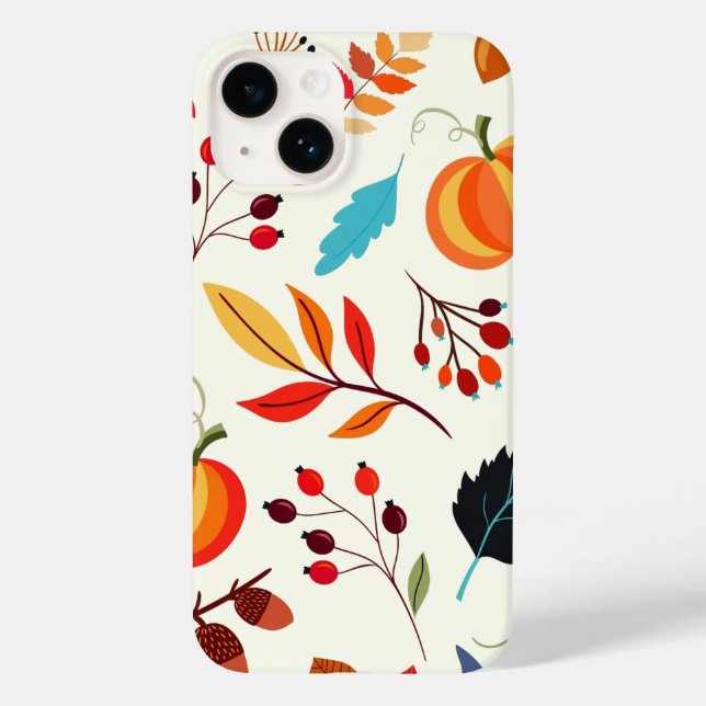 Pattern Autumn iPhone Case (Rückseite)